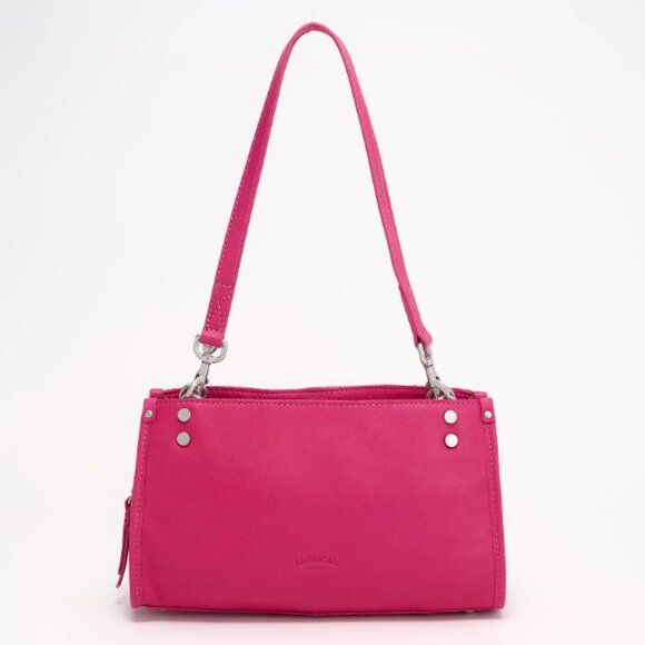 American Leather Co. Lenox Triple Entry Shoulder Bag  0378 - Picture 1 of 1